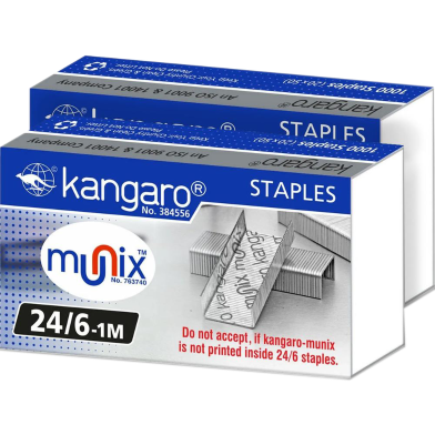 Kangaro 24/6 Staple Pin 1 Pack